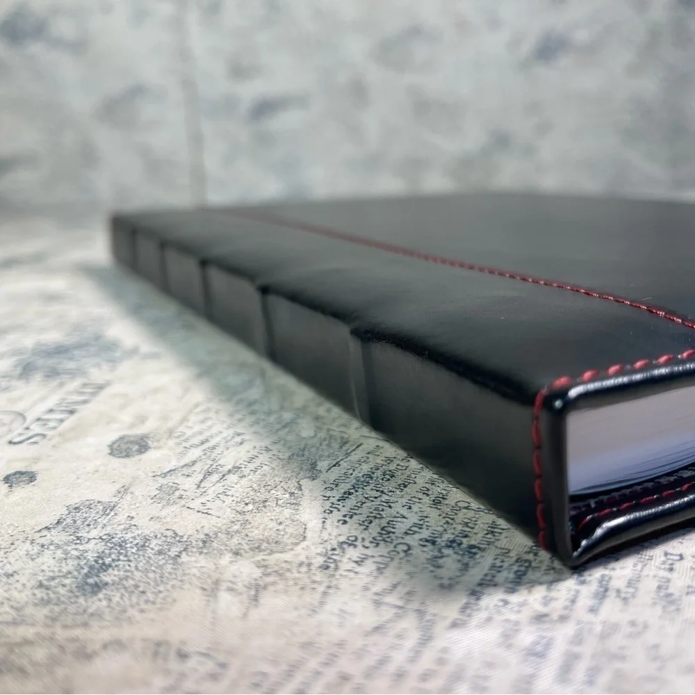 Cambridge Premium Genuine Leather Napa Journal Black Executive Notebook